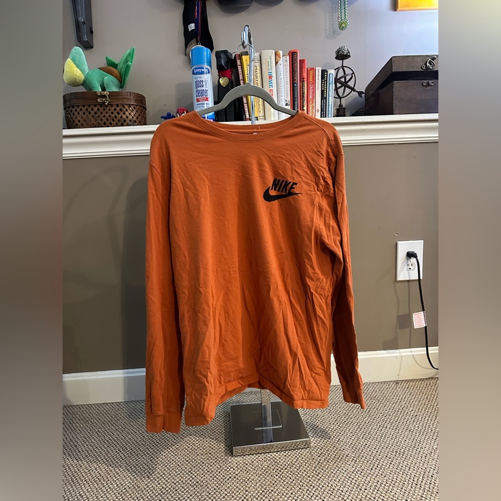 Orange Nike Long sleeve | Used | Size: L